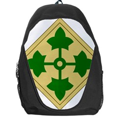 U S  Army 4th Infantry Division Shoulder Sleeve Insignia (1918–2015) Backpack Bag by abbeyz71