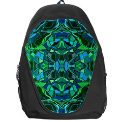 Abstract #8   I   Blues & Greens 6000 Backpack Bag