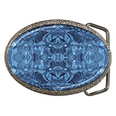 Abstract #8   I   Blues 6000 Belt Buckles by KesaliSkyeArt