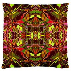 Abstract #8   I   Autumn 6000 Large Cushion Case (two Sides) by KesaliSkyeArt