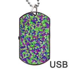 Nocturnal Dog Tag Usb Flash (two Sides)