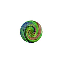 Groovy Abstract Green And Crimson Liquid Swirl 1  Mini Magnets by myrubiogarden