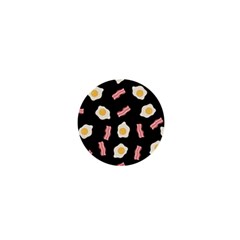 Bacon And Egg Pop Art Pattern 1  Mini Magnets by Valentinaart