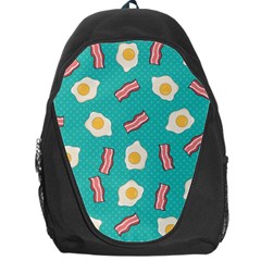 Bacon And Egg Pop Art Pattern Backpack Bag