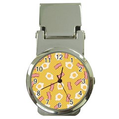 Bacon And Egg Pop Art Pattern Money Clip Watches