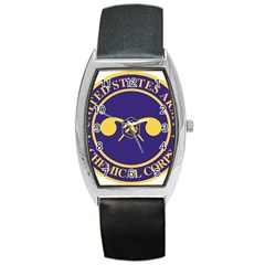 Seal Of Chemical Corps Of U S  Army Barrel Style Metal Watch by abbeyz71