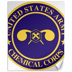 Seal Of Chemical Corps Of U S  Army Canvas 11  X 14  by abbeyz71