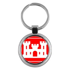 Logo Of United States Army Corps Of Engineers Key Chains (round)  by abbeyz71