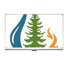 Forest Christmas Tree Spruce Business Card Holder