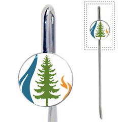 Forest Christmas Tree Spruce Book Mark by Desi8484