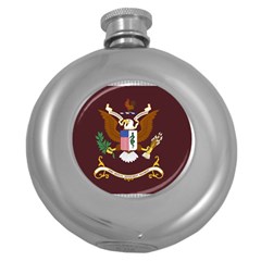 U S  Army Medical Department Regimental Flag Round Hip Flask (5 Oz) by abbeyz71