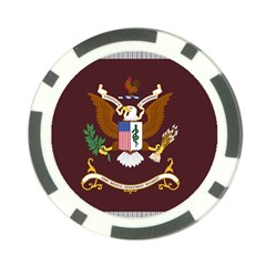 U S  Army Medical Department Regimental Flag Poker Chip Card Guard (10 Pack) by abbeyz71