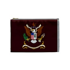 U S  Army Medical Department Regimental Flag Cosmetic Bag (medium) by abbeyz71