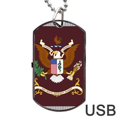 U S  Army Medical Department Regimental Flag Dog Tag Usb Flash (two Sides) by abbeyz71