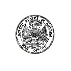 Seal Of U S  Department Of War, 1789-1947 Hat Clip Ball Marker (10 Pack) by abbeyz71