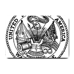 Seal Of U S  Department Of War, 1789-1947 Small Doormat  by abbeyz71