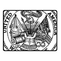 Seal Of U S  Department Of War, 1789-1947 Fleece Blanket (small) by abbeyz71