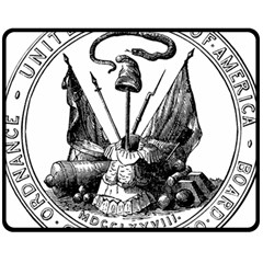 Seal Of Board Of War And Ordnance, 1776-1781 Fleece Blanket (medium)  by abbeyz71