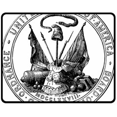 Seal Of Board Of War And Ordnance, 1776-1781 Double Sided Fleece Blanket (medium)  by abbeyz71