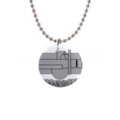 U S  Army Combat Action Badge 1  Button Necklace by abbeyz71