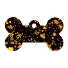 Background Black Blur Colorful Dog Tag Bone (two Sides) by Pakrebo