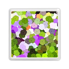 Art Flower Flowers Fabric Fabrics Memory Card Reader (square) by Pakrebo