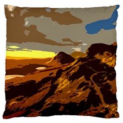 Scotland Monti Mountains Mountain Standard Flano Cushion Case (one Side) by Pakrebo