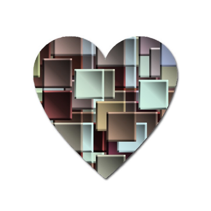 Texture Artwork Mural Murals Art Heart Magnet