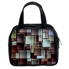 Texture Artwork Mural Murals Art Classic Handbag (two Sides) by Pakrebo