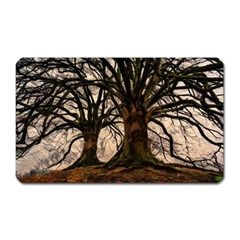 Ent Treant Trees Tree Bark Barks Magnet (rectangular) by Pakrebo