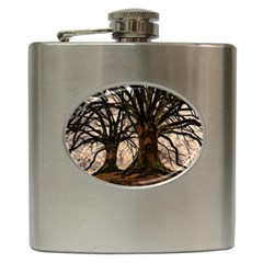 Ent Treant Trees Tree Bark Barks Hip Flask (6 oz)