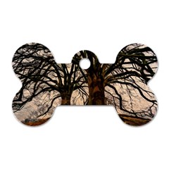 Ent Treant Trees Tree Bark Barks Dog Tag Bone (Two Sides)