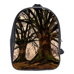 Ent Treant Trees Tree Bark Barks School Bag (Large)