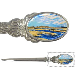 The Landscape Water Blue Painting Letter Opener by Pakrebo