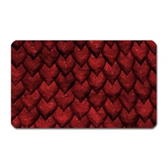 Red Dragon Magnet (rectangular) by LalaChandra