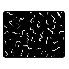 Scribbles Lines Drawing Picture Fleece Blanket (small) by Pakrebo