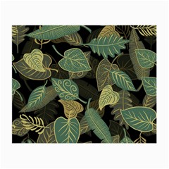 Autumn Fallen Leaves Dried Leaves Small Glasses Cloth