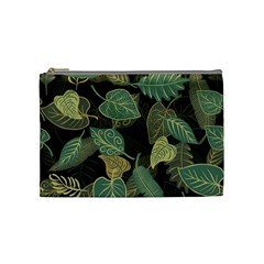 Autumn Fallen Leaves Dried Leaves Cosmetic Bag (Medium)