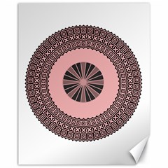 Design Circular Aztec Symbol Canvas 11  X 14  by Pakrebo