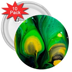 Art Abstract Artistically Painting 3  Buttons (10 Pack)  by Pakrebo