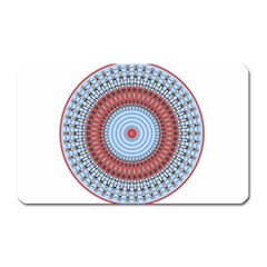 Pattern Design Circular Shape Magnet (rectangular)