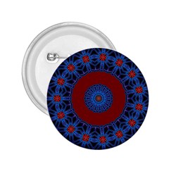 Mandala Pattern Round Ethnic 2.25  Buttons