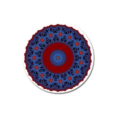 Mandala Pattern Round Ethnic Magnet 3  (Round)