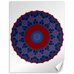 Mandala Pattern Round Ethnic Canvas 18  x 24 