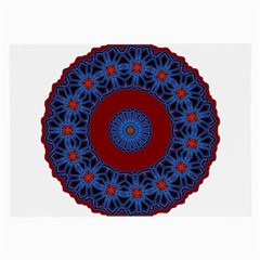 Mandala Pattern Round Ethnic Large Glasses Cloth