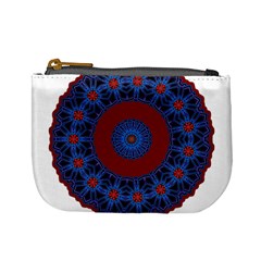 Mandala Pattern Round Ethnic Mini Coin Purse