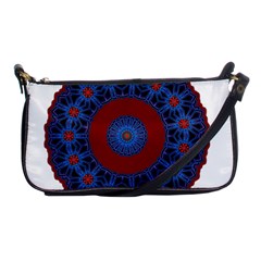 Mandala Pattern Round Ethnic Shoulder Clutch Bag