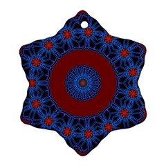 Mandala Pattern Round Ethnic Ornament (Snowflake)