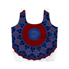 Mandala Pattern Round Ethnic Full Print Recycle Bag (M)