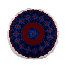 Mandala Pattern Round Ethnic Standard 15  Premium Flano Round Cushions